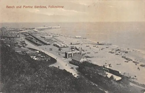BR78561 Strand- und Meeresgärten Folkestone UK