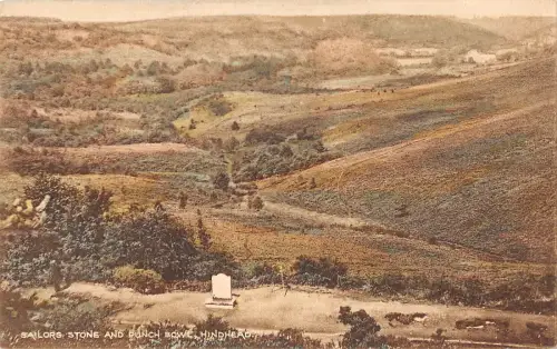 uk29286 Matrosen Stein und Bowle Schale Hinterkopf Echtfoto UK