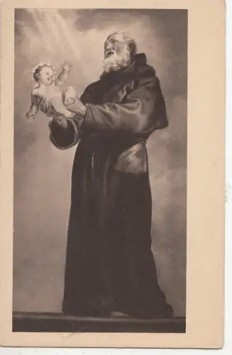 BF18547 a van dyck st antoine de padoue bruxelle painting art front/back image