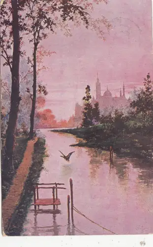 BF18626 Gottaro Landschaftsgemälde Kunst Vorder-/Rückbild