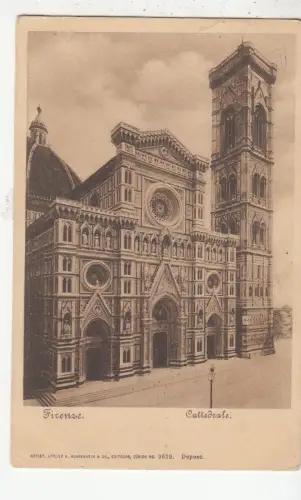 BF19299 firenze catedrale italy front/back image