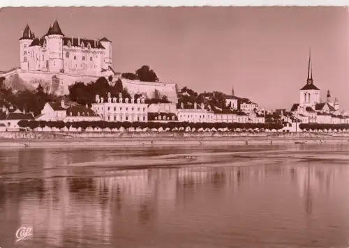 BF13133 saumur le chateau et l eglise st pierre france front/back image