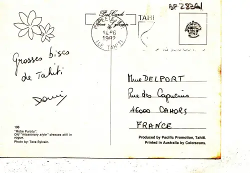 BF28361 Tahiti Schönheitstypen Tahiti Vorder-/Rückseite Bild