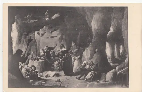 BF18588 teniers david la tentation saint antoine painting art front/back image