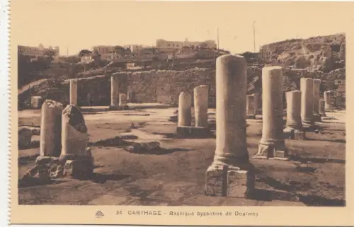 BF18944 Basilique Byzantine de Douimes Karthago Tunesien Vorder-/Rückbild