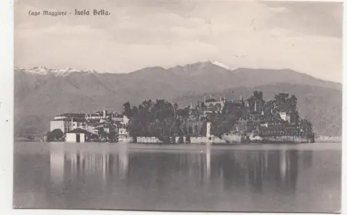 BF19173 isola bella lago maggior italy front/back image