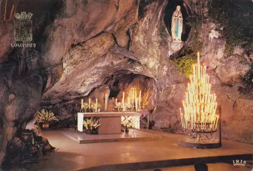 BF19615 lourdes la grotte miraculeuse frankreich Vorder-/Rückbild