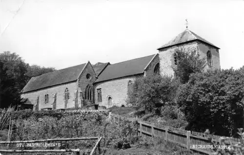 BR70161 St Bartholomew's Richards Castle Echtfoto UK