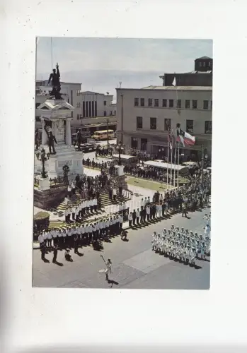 BF28250 plaza sotomayor valparaiso la patria reconccida chile front/back image