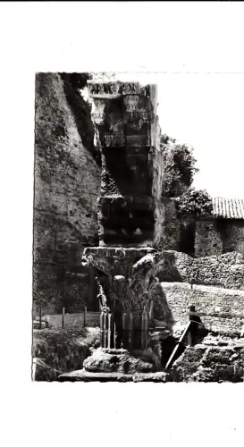 BF14375 orange vaucluse colonne et chapitau france front/back image