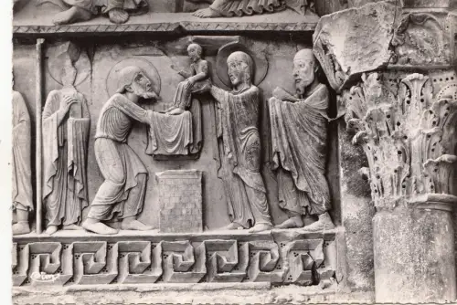 BF14720 p la charite sur loire nievre eglise benedictine france front/back image