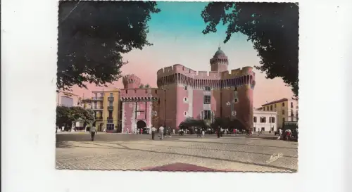 BF26549 perpignan p o le castillet et la place de la france front/back image