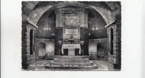 BF32870 assisi basilica di s francesco tomba del santo italy front/back image