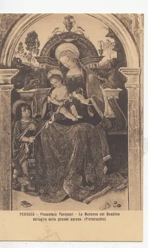 BF18562 la madonna col bambino pinnturicchio detti Gemälde Kunst Vorder-/Rückbild