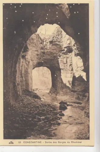 BF18922 sortie des gorges du rhummel constantine algeria front/back image