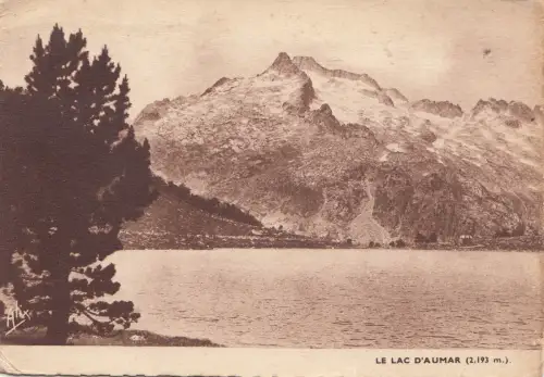 BF25493 le lac d aumar france front/back image