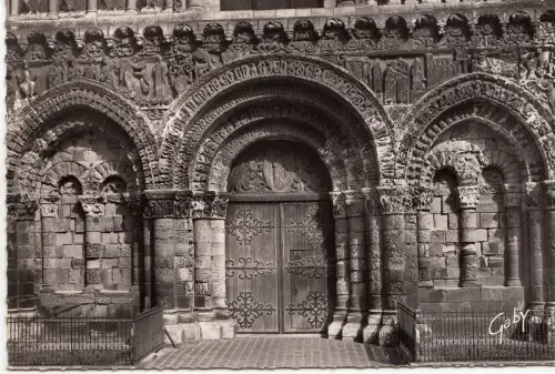 BF13370 poitiers portail de notre dame la grande france front/back image