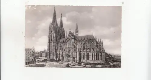 BF33010 der kolner dom von suden koln germany front/back image
