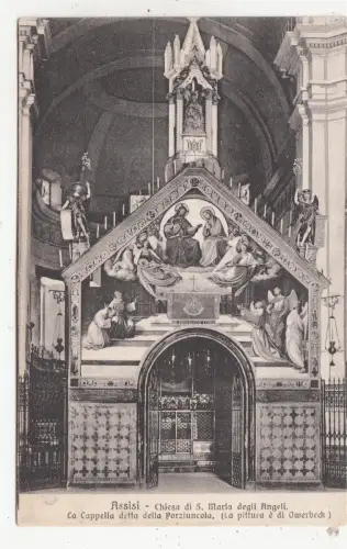 BF19161 chiesa di s maria degli angeli assisi italy front/back image
