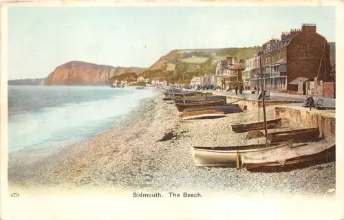 uk41650 the beach sidmouth uk