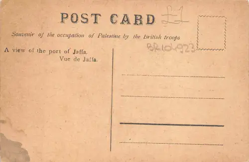 br104923 Hafen Jaffa Palästina Israel