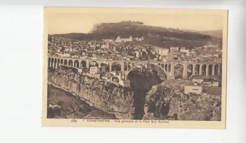 BF18910 constantine vista generale et le pont sidi rac algeria front/back image