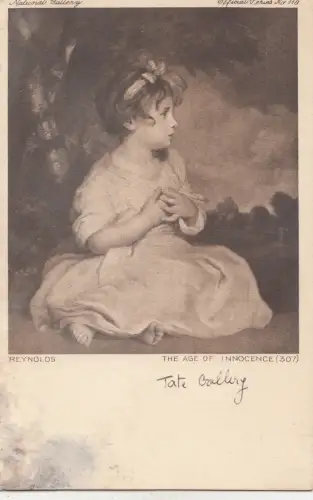 BF18468 reynolds the age of inconce painting art front/back image