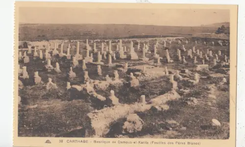 BF18942 basilique de damous el karita carthage tunisia front/back image