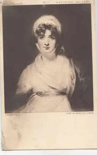 BF18542 Frau Siddons Lawrence Gemälde Kunst Vorder-/Rückbild