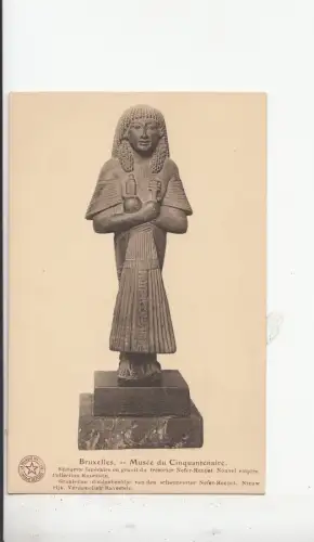 BF18576 Statue Funeraire en Granit du t Bruxelles Skulptur Kunst Vorder-/Rückbild