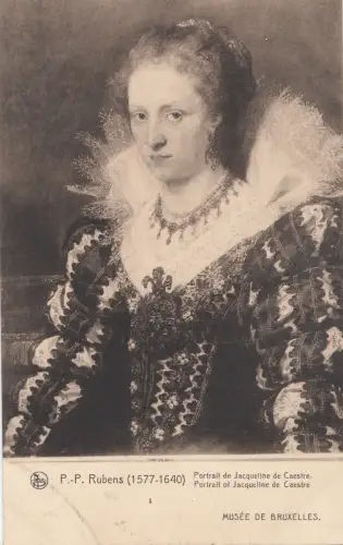 BF18450 rubens portrait de jacqueline de caestre Gemälde Kunst Vorder-/Rückbild
