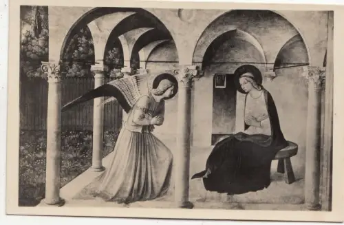 BF18965 l annunciazione beato angelico capolavori Gemälde Kunst Vorder-/Rückbild