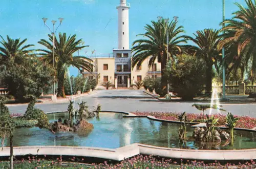 BF16557 s benedetto del tronto fontana del lungomare faro italy front/back image