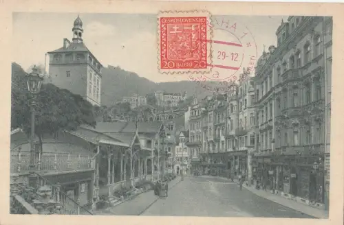 B77899 karlovy variant karlsbad namesti tschechien scan vorder-/rückbild