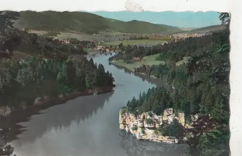 BF27206 les bassins du doubs frontiere franco suisse france front/back image