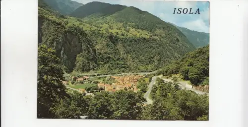 BF19709 isola a m le village et la vallee de la tinee france front/back image