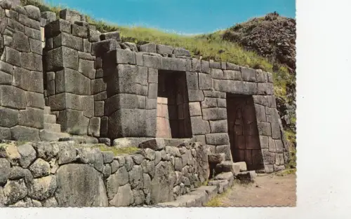 BF26777 peru cuzco aspecto parcial de las ruinas de rumpumacha front/back image