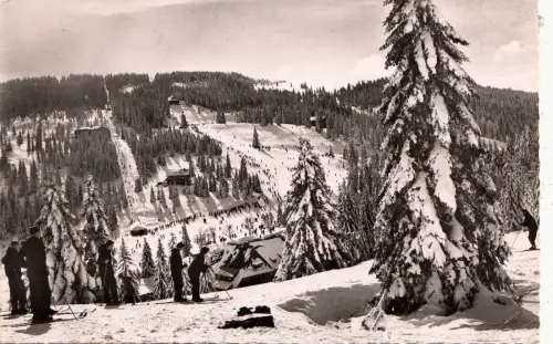 BF17078 Ski Feldberg Schwarzwald Blick auf Grafenmatte Germany Front/Back Bild