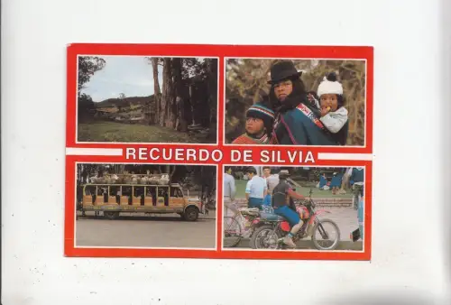 BF28347 colombia silvia cauca recuredo de silvia typen bus front/back image