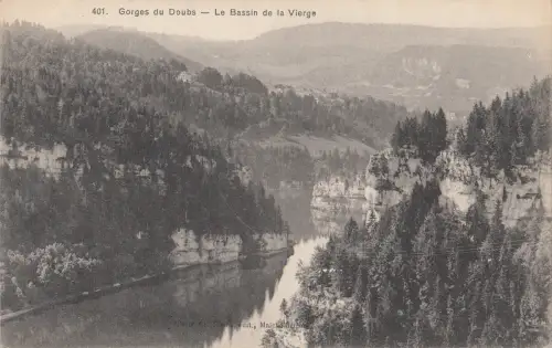 BF19217 le bassin de la vierge gorges du doubs france front/back image