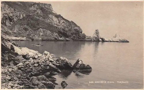 BF35308 anstey s cove torquay uk devon front/back scan