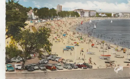 BF25958 la baule l a l esplanade benoit et ala plage france front/back image