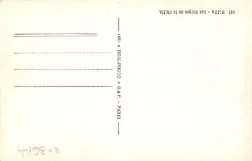 BF36144 blida les gorges de la chiffa algeria front/back scan