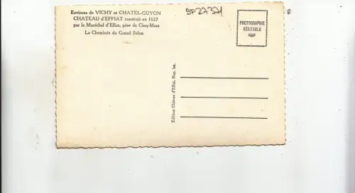 BF27371 chateau d effiat environs de vichy et chatel gu france front/back image