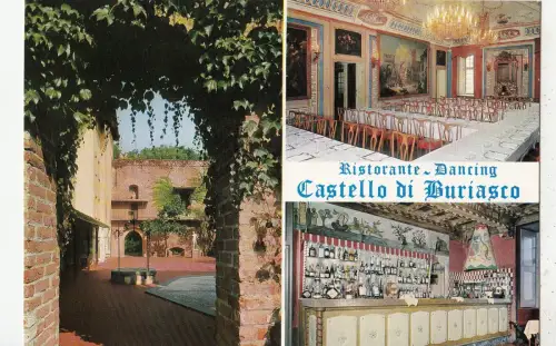 BF13909 buriasco italy ristorante dancing castello du buriasci front/back image