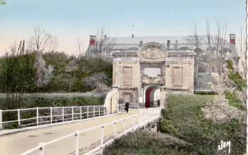 BF15824 maubeuge nord la porte de mons france front/back image