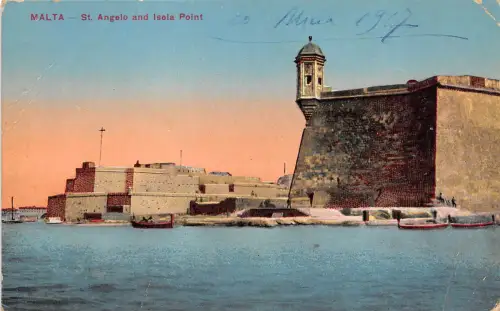 BF35289 malta st angelo und isola point front/back scan