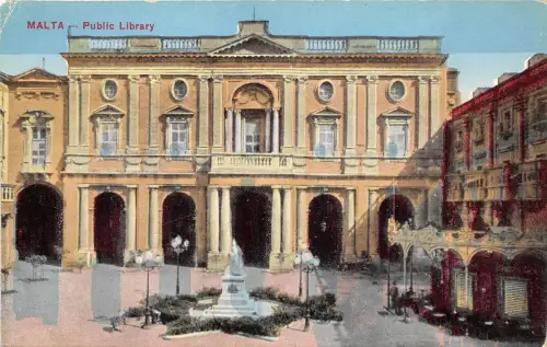 BF35337 Public Library Malta Front/Back Scan