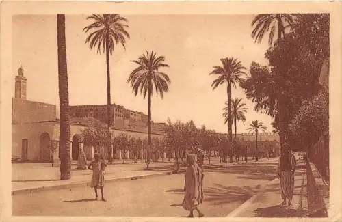 BF35742 laghouat place du barail algeria front/back scan