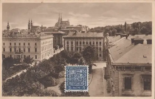 B78572 brno brunn place de komenskret bes czech republic scan front/back image